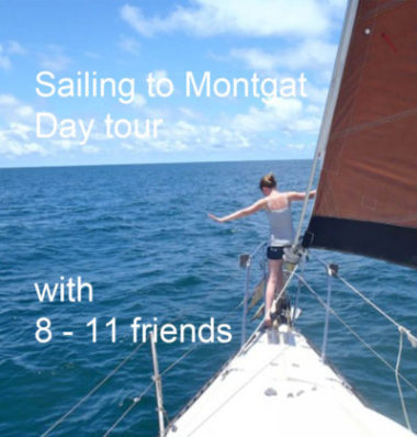 Sailing to Montgat with an 42 ft boat