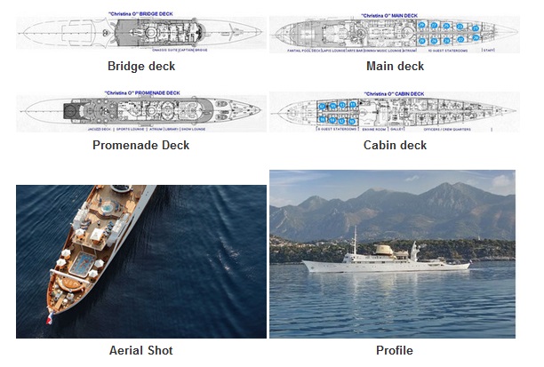 Super Yachts Layout 99 meter