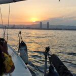 Sunset sail in Barcelona