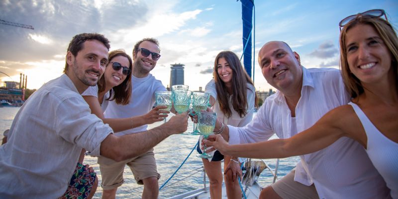 Sailing & Wine Tasting with Expert Sommelier - BarcelonaSail