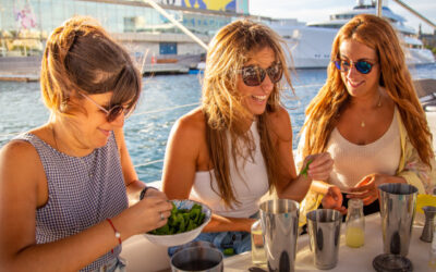 Taller de coctelería y crucero en velero desde Barcelona con BarcelonaSail