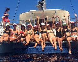 stag and hen party boat tour in barcelona